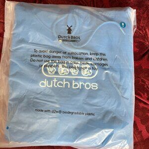 Brand New Blue Dutch Bros Hoodie- S